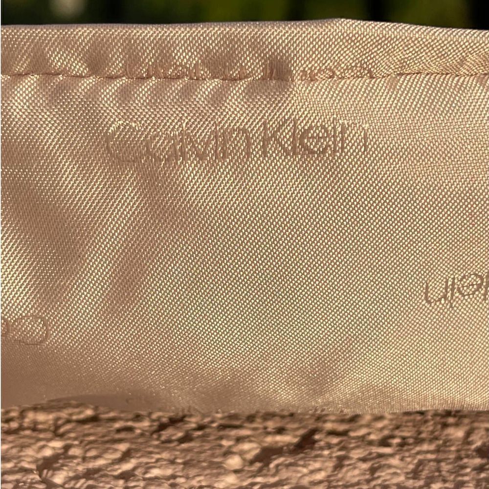 Calvin Klein Snake-Embossed Crossbody Bag Tan Brown | Small - Picture 5 of 12